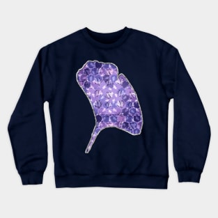 Mosaic Ginkgo (Ultra-Violet) Crewneck Sweatshirt